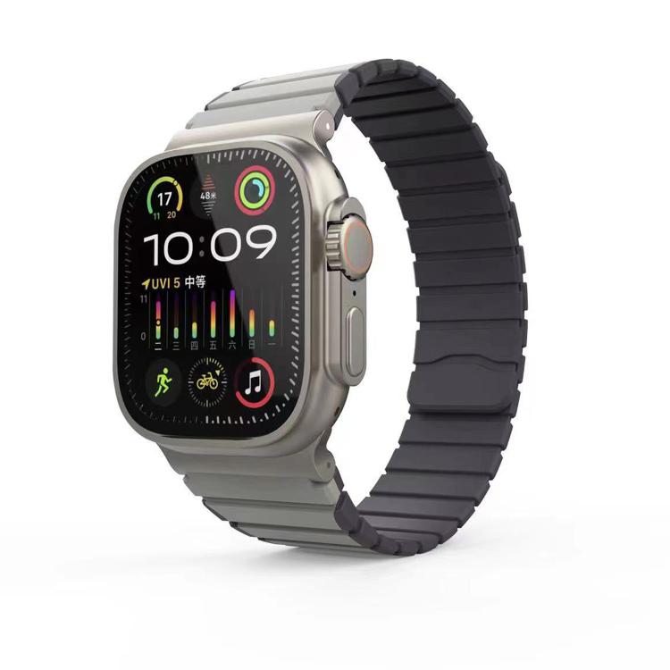 Kalebol Magnetic Silicone Strap, For Apple Watch 46mm / 49mm / 45mm / 44mm, For Apple Watch 42mm / 41mm / 40mm / 38mm
