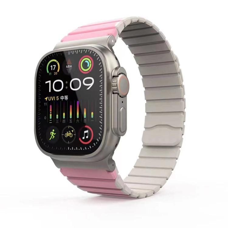 Kalebol Magnetic Silicone Strap, For Apple Watch 46mm / 49mm / 45mm / 44mm, For Apple Watch 42mm / 41mm / 40mm / 38mm