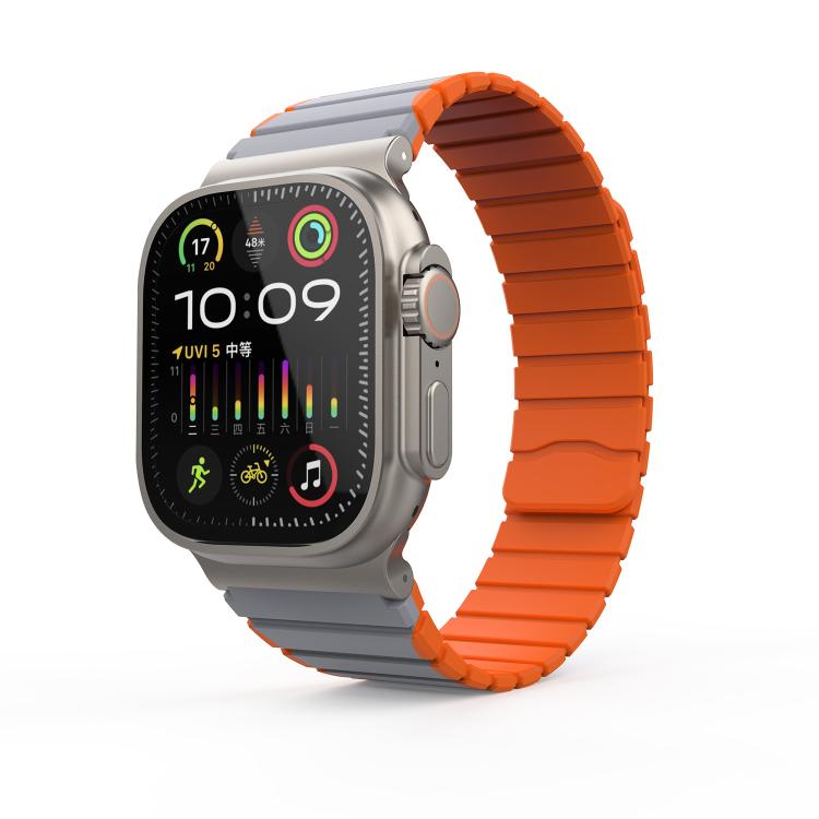 Kalebol Magnetic Silicone Strap, For Apple Watch 46mm / 49mm / 45mm / 44mm, For Apple Watch 42mm / 41mm / 40mm / 38mm