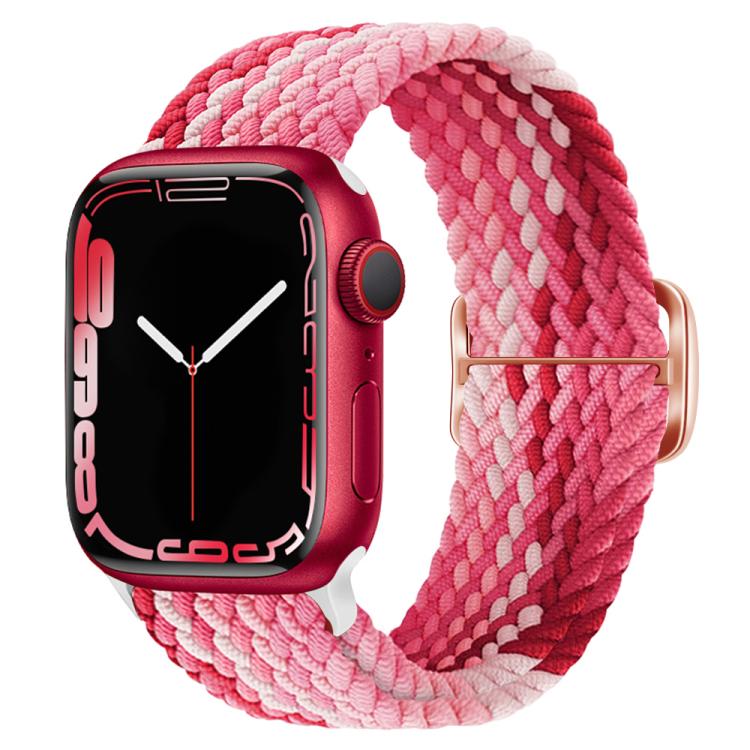 Kalebol Eight Buckle Nylon Braided Watch Band, For Apple Watch 46mm / 49mm / 45mm / 44mm