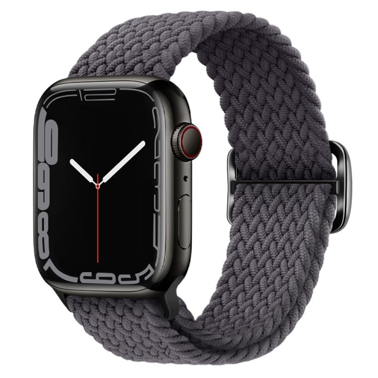 Kalebol Eight Buckle Nylon Braided Watch Band, For Apple Watch 46mm / 49mm / 45mm / 44mm
