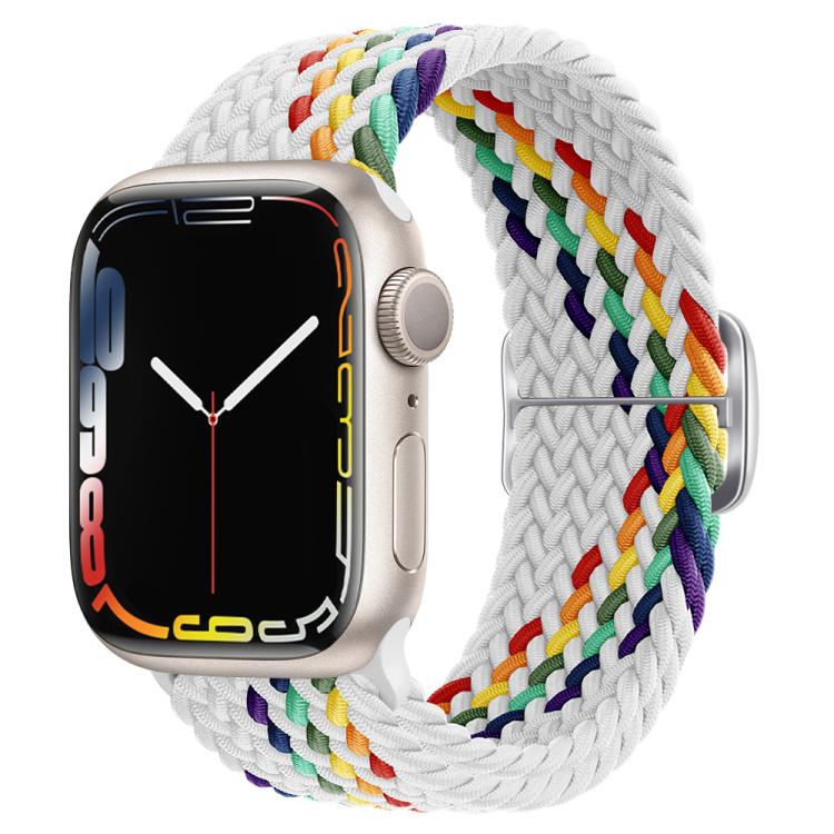 Kalebol Eight Buckle Nylon Braided Watch Band, For Apple Watch 46mm / 49mm / 45mm / 44mm