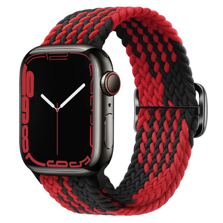 Kalebol Eight Buckle Nylon Braided Watch Band, For Apple Watch 42mm / 41mm / 40mm / 38mm