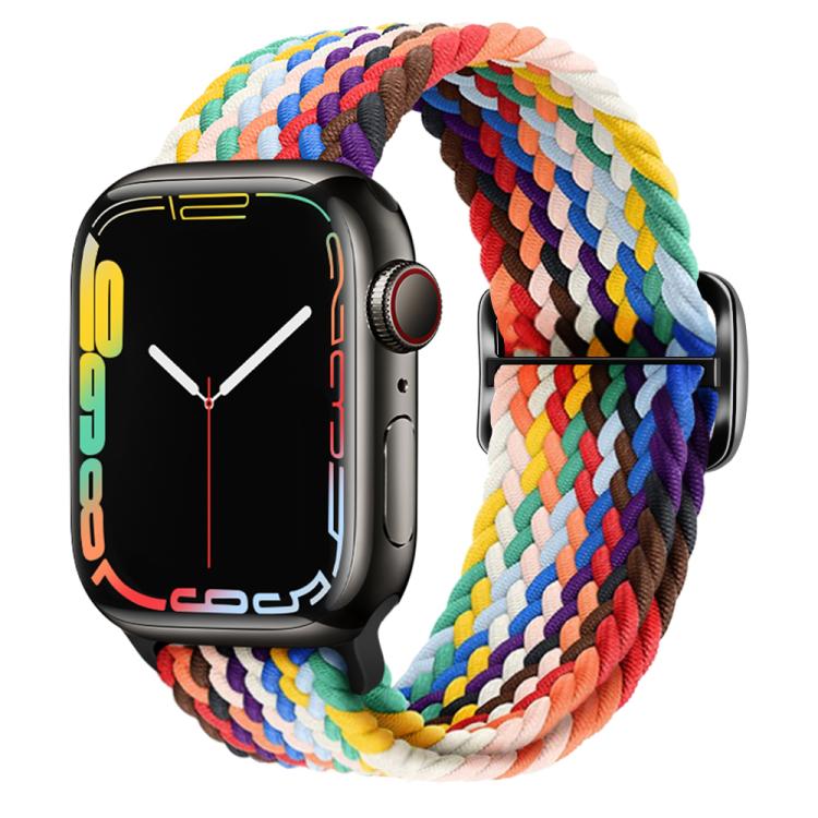 Kalebol Eight Buckle Nylon Braided Watch Band, For Apple Watch 42mm / 41mm / 40mm / 38mm