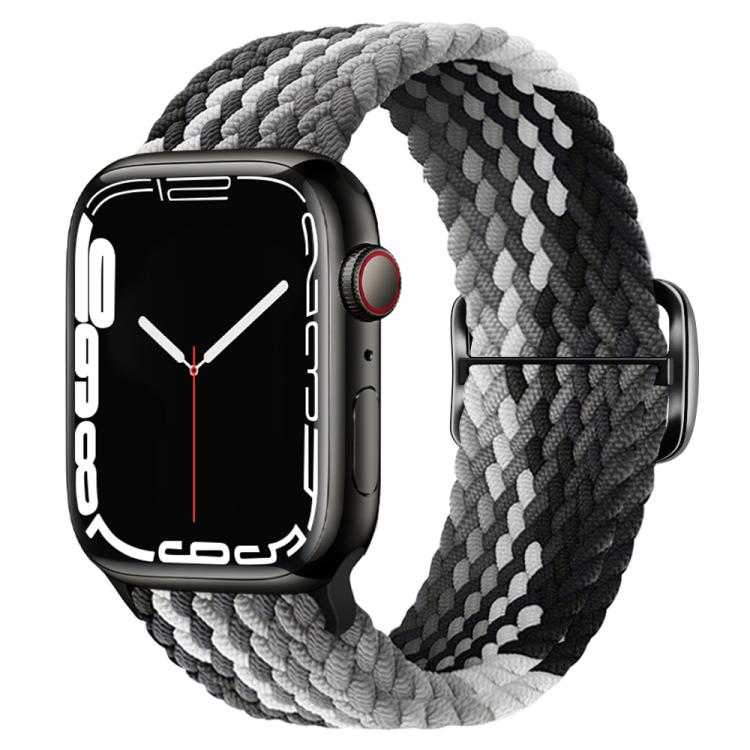 Kalebol Eight Buckle Nylon Braided Watch Band, For Apple Watch 42mm / 41mm / 40mm / 38mm