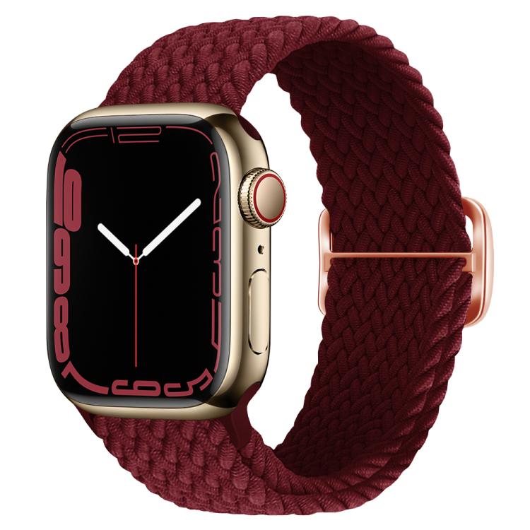 Kalebol Eight Buckle Nylon Braided Watch Band, For Apple Watch 42mm / 41mm / 40mm / 38mm