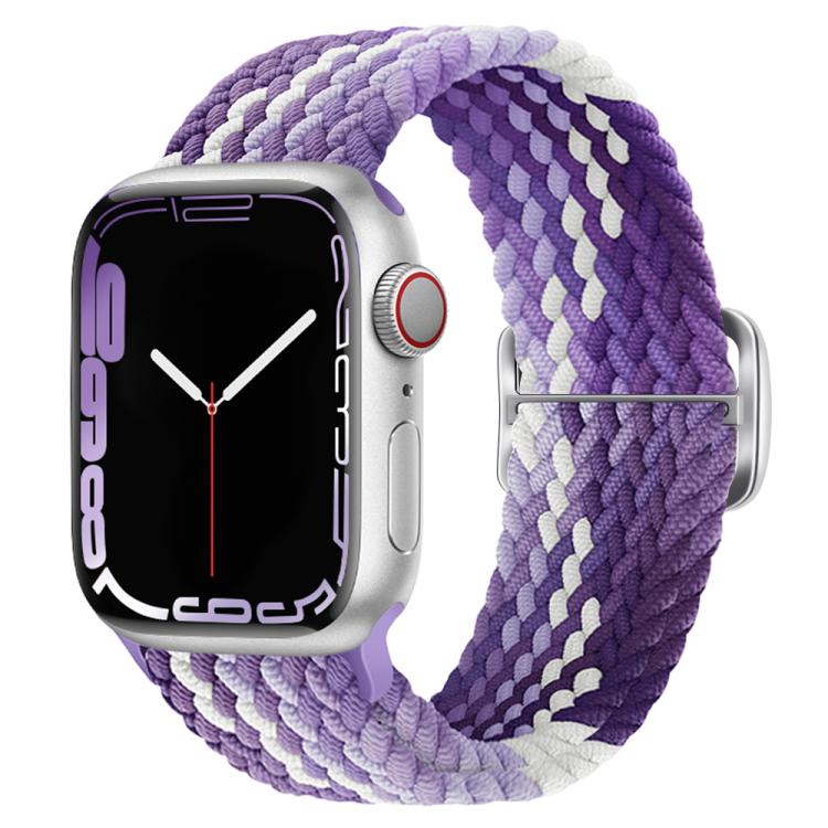 Kalebol Eight Buckle Nylon Braided Watch Band, For Apple Watch 42mm / 41mm / 40mm / 38mm