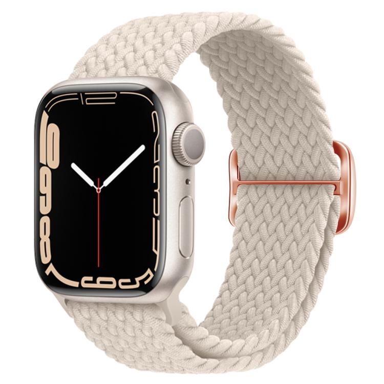 Kalebol Eight Buckle Nylon Braided Watch Band, For Apple Watch 42mm / 41mm / 40mm / 38mm