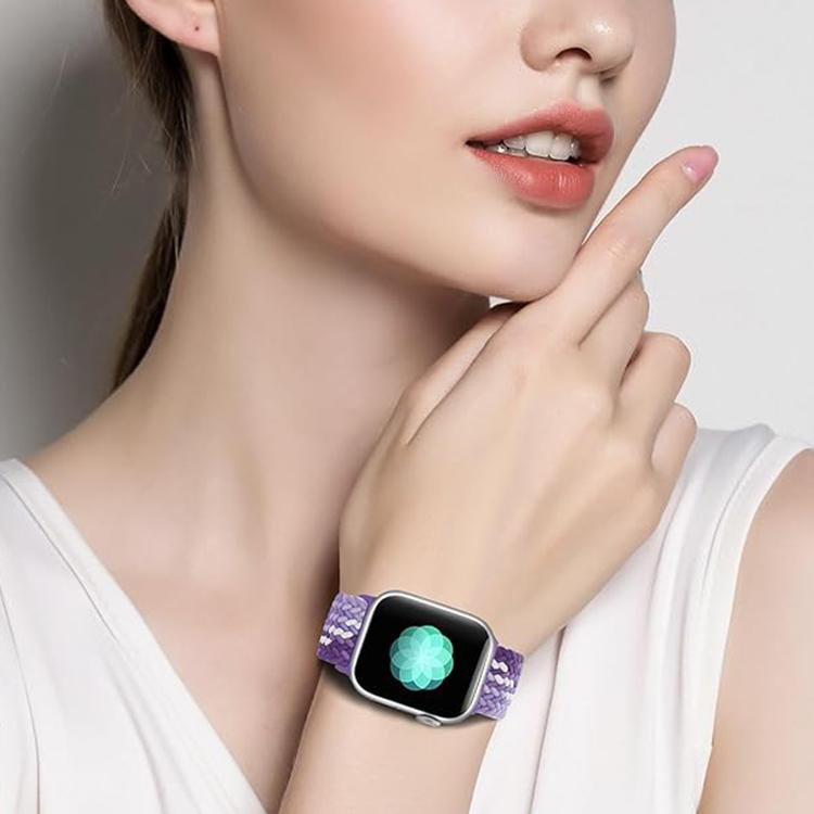 Kalebol Eight Buckle Nylon Braided Watch Band, For Apple Watch 42mm / 41mm / 40mm / 38mm