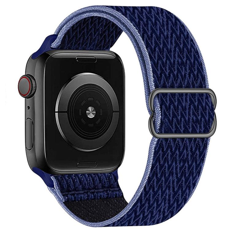Kalebol Eight Buckle Wavy Braided Nylon Watch Band, For Apple Watch 46mm / 49mm / 45mm / 44mm