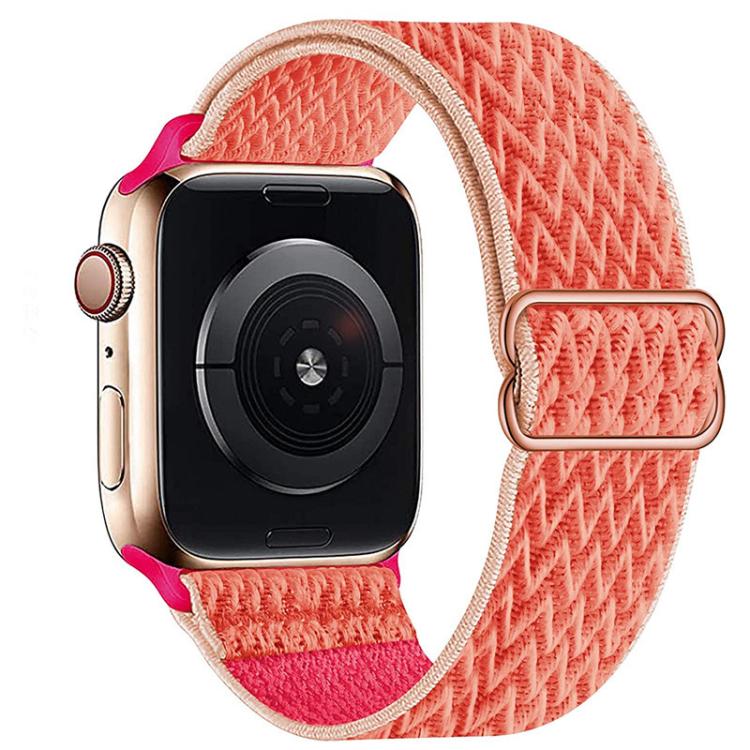 Kalebol Eight Buckle Wavy Braided Nylon Watch Band, For Apple Watch 42mm / 41mm / 40mm / 38mm