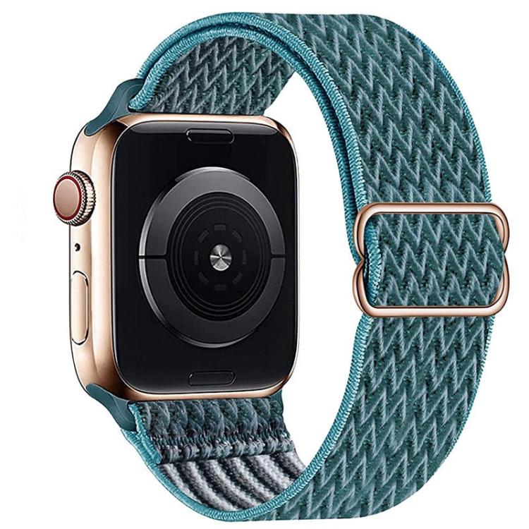 Kalebol Eight Buckle Wavy Braided Nylon Watch Band, For Apple Watch 42mm / 41mm / 40mm / 38mm