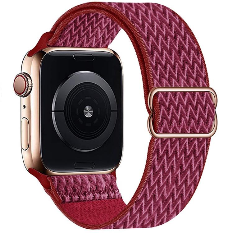 Kalebol Eight Buckle Wavy Braided Nylon Watch Band, For Apple Watch 42mm / 41mm / 40mm / 38mm
