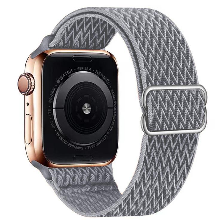 Kalebol Eight Buckle Wavy Braided Nylon Watch Band, For Apple Watch 42mm / 41mm / 40mm / 38mm