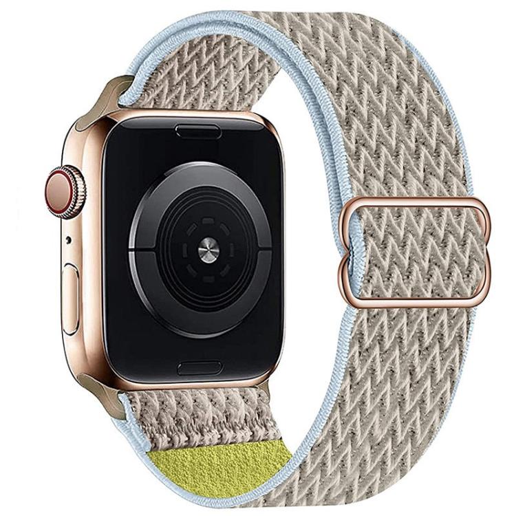Kalebol Eight Buckle Wavy Braided Nylon Watch Band, For Apple Watch 42mm / 41mm / 40mm / 38mm