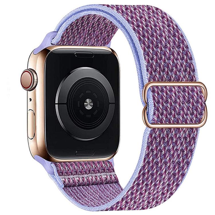 Kalebol Eight Buckle Wavy Braided Nylon Watch Band, For Apple Watch 42mm / 41mm / 40mm / 38mm
