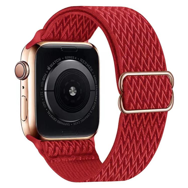 Kalebol Eight Buckle Wavy Braided Nylon Watch Band, For Apple Watch 42mm / 41mm / 40mm / 38mm