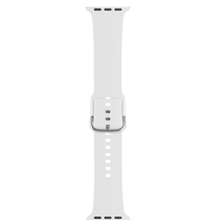 Kalebol Metal Pin Buckle Silicone Watch Band, For Apple Watch 46mm / 49mm / 45mm / 44mm