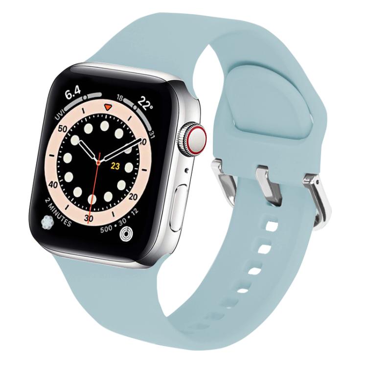 Kalebol Metal Pin Buckle Silicone Watch Band, For Apple Watch 46mm / 49mm / 45mm / 44mm