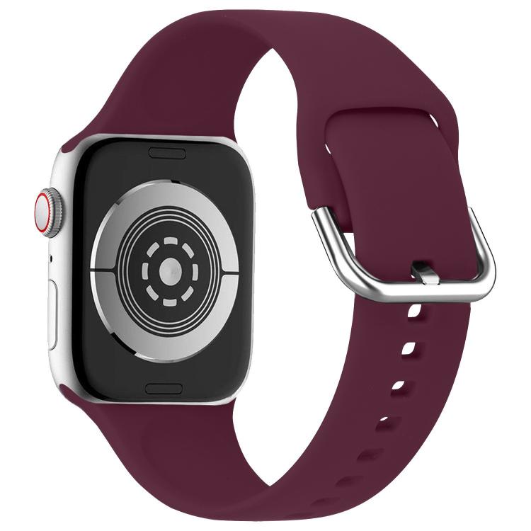 Kalebol Metal Pin Buckle Silicone Watch Band, For Apple Watch 42mm / 41mm / 40mm / 38mm