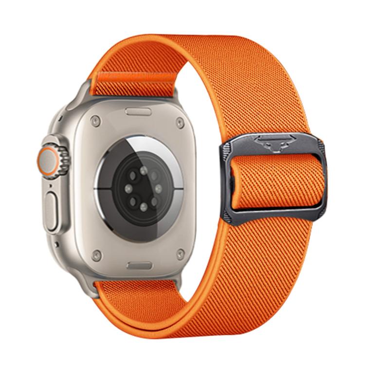 Kalebol Bull Bead Buckle Elastic Nylon Watch Band, For Apple Watch 46mm / 49mm / 45mm / 44mm, For Apple Watch 42mm / 41mm / 40mm / 38mm