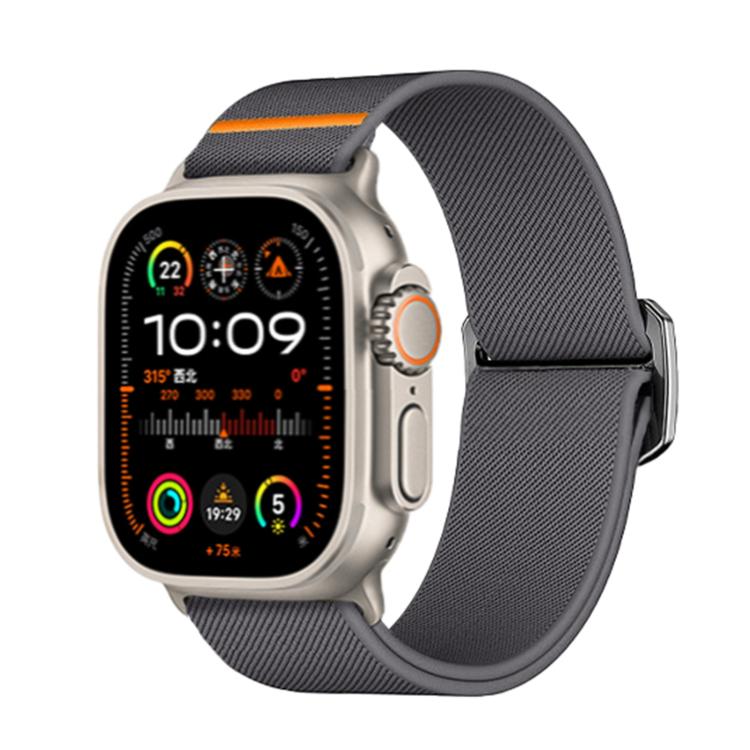 Kalebol Bull Bead Buckle Elastic Nylon Watch Band, For Apple Watch 46mm / 49mm / 45mm / 44mm, For Apple Watch 42mm / 41mm / 40mm / 38mm