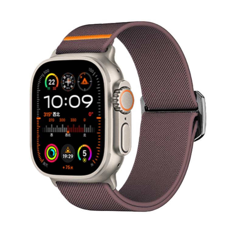 Kalebol Bull Bead Buckle Elastic Nylon Watch Band, For Apple Watch 46mm / 49mm / 45mm / 44mm, For Apple Watch 42mm / 41mm / 40mm / 38mm