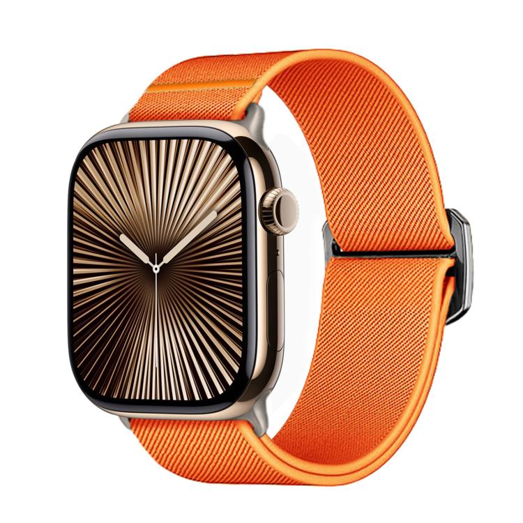 Kalebol Bull Bead Buckle Elastic Nylon Watch Band, For Apple Watch 46mm / 49mm / 45mm / 44mm, For Apple Watch 42mm / 41mm / 40mm / 38mm