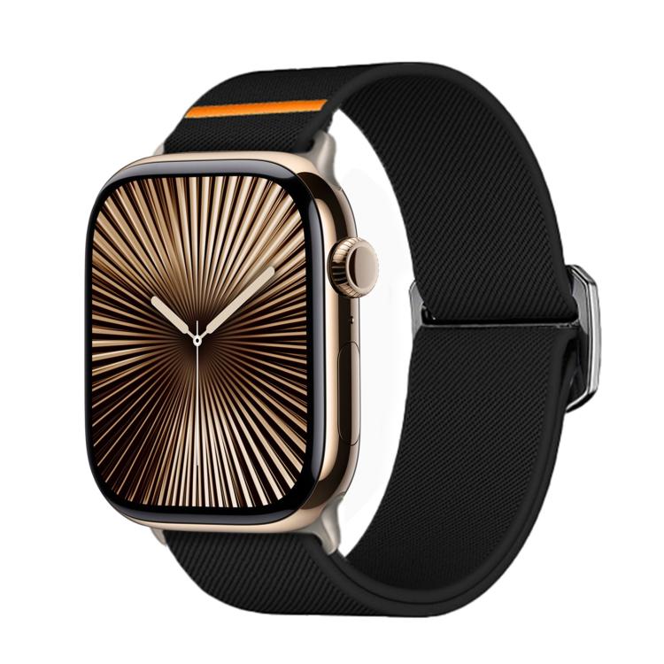 Kalebol Bull Bead Buckle Elastic Nylon Watch Band, For Apple Watch 46mm / 49mm / 45mm / 44mm, For Apple Watch 42mm / 41mm / 40mm / 38mm