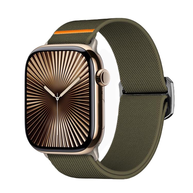 Kalebol Bull Bead Buckle Elastic Nylon Watch Band, For Apple Watch 46mm / 49mm / 45mm / 44mm, For Apple Watch 42mm / 41mm / 40mm / 38mm