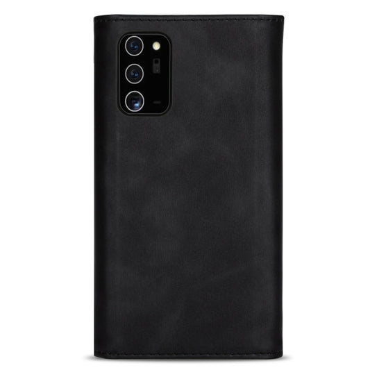 Interior card slot details and photo frame pocket in soft-touch leather case