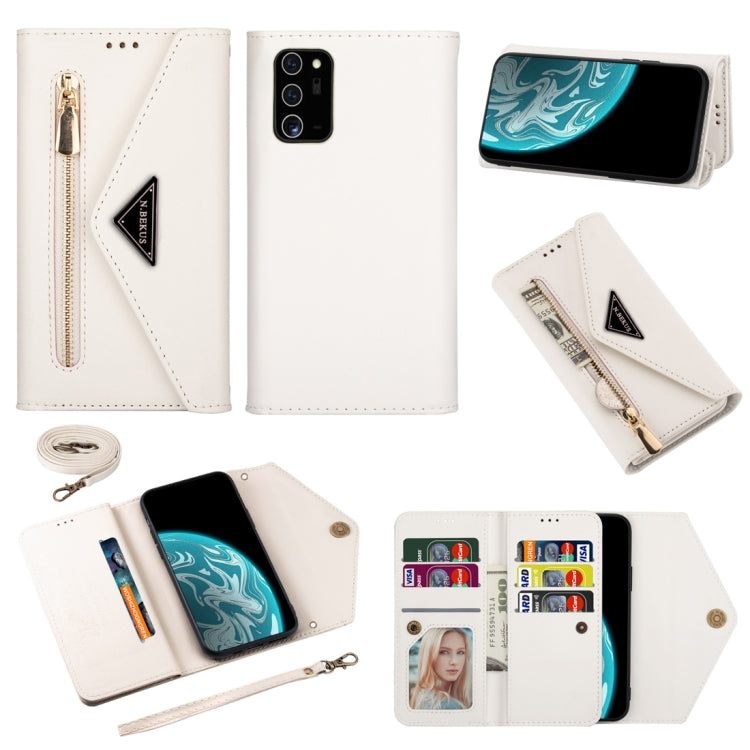 Skin Feel Zipper Horizontal Flip Leather Case with Holder & Card Slots & Photo Frame & Lanyard & Long Rope, For Samsung Galaxy Note20, For Samsung Galaxy Note20 Ultra, For Samsung Galaxy S20, For Samsung Galaxy S20+