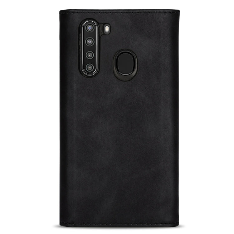 Skin Feel Zipper Horizontal Flip Leather Case with Holder & Card Slots & Photo Frame & Lanyard & Long Rope, For Samsung Galaxy A21, For Samsung Galaxy A41, For Samsung Galaxy A51, For Samsung Galaxy A71
