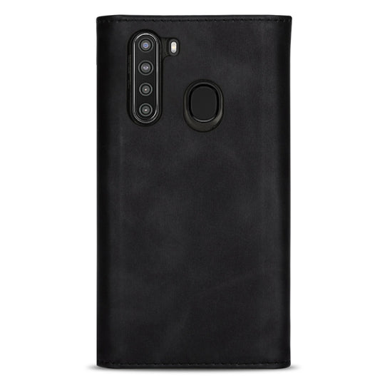 Zipper Design Leather Phone Case Samsung Galaxy A21 A41 A51 Front View