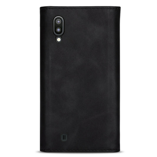 Premium skin-feel leather Samsung Galaxy A20e case featuring card storage