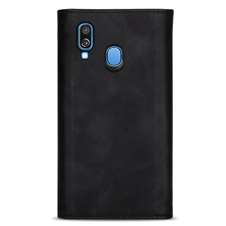 Skin Feel Zipper Horizontal Flip Leather Case with Holder & Card Slots & Photo Frame & Lanyard & Long Rope, For Samsung Galaxy A40, For Samsung Galaxy A50 / A50s / A30s, For Samsung Galaxy A70 / A70s