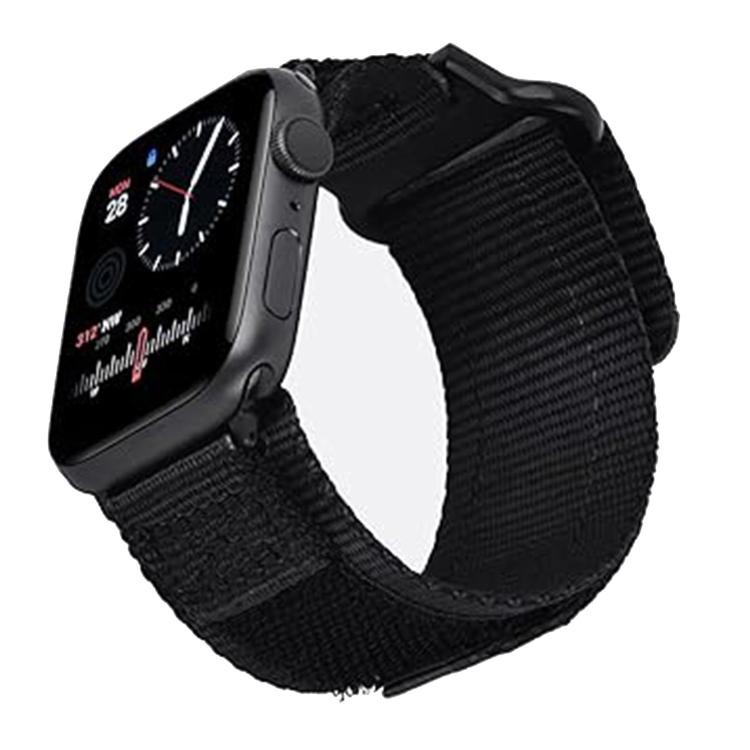 Kalebol Canvas Nylon Hook and Loop Watch Band, For Apple Watch 46mm / 49mm / 45mm / 44mm, For Apple Watch 42mm / 41mm / 40mm / 38mm