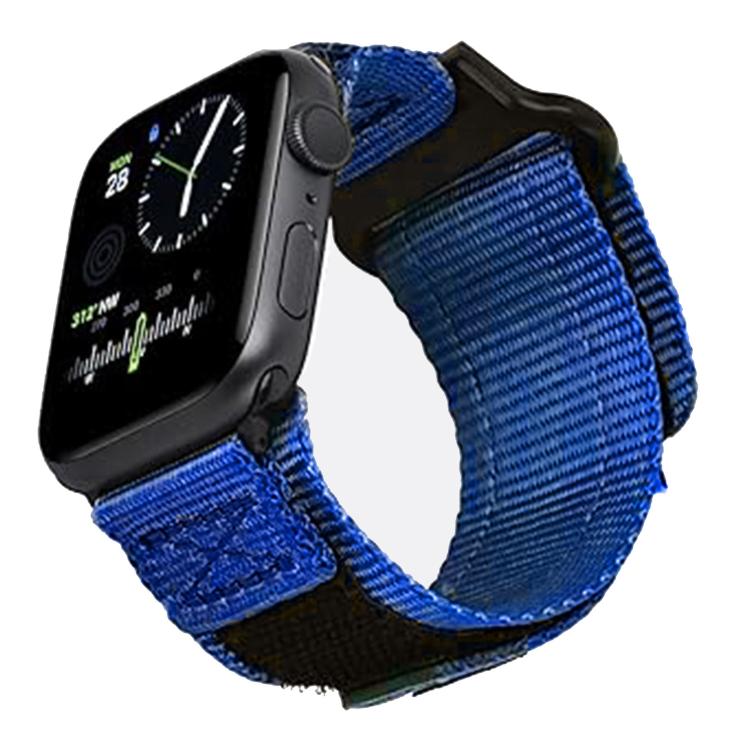 Kalebol Canvas Nylon Hook and Loop Watch Band, For Apple Watch 46mm / 49mm / 45mm / 44mm, For Apple Watch 42mm / 41mm / 40mm / 38mm