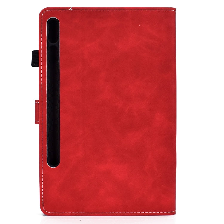 Cowhide Texture Horizontal Flip Leather Case with Holder & Card Slots & Sleep / Wake-up Function, For Samsung Galaxy Tab S8 / Galaxy Tab S7 T870