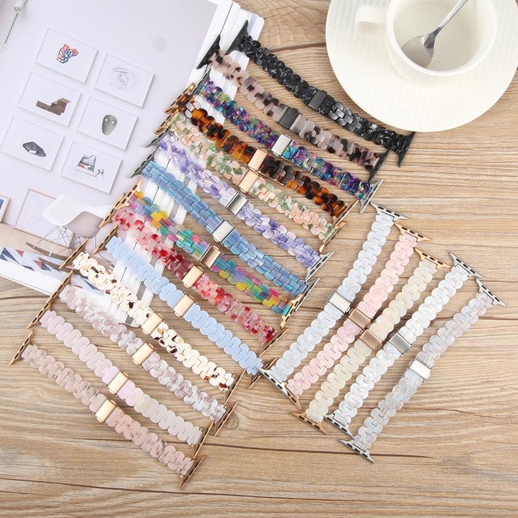 Oval Resin Watch Band, For Apple Watch 46mm / 49mm / 45mm / 44mm