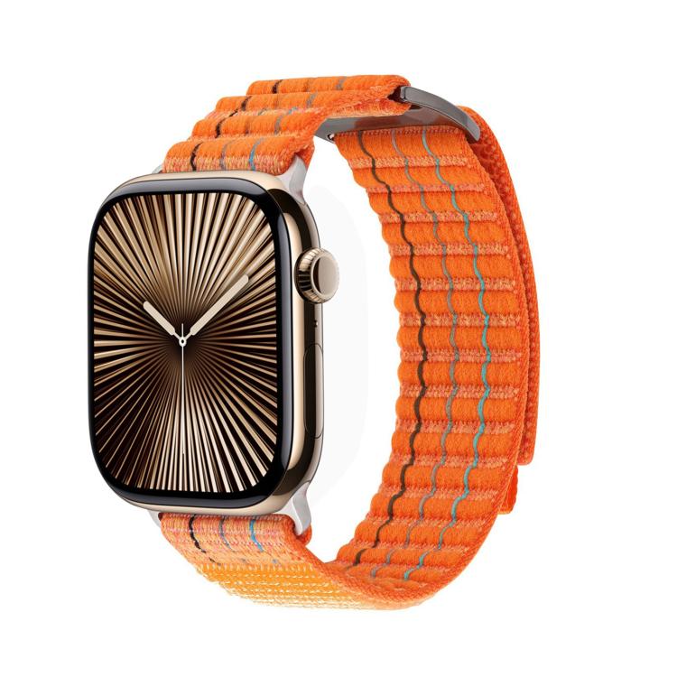 Kalebol  Dual-section Sports Nylon Loop Watch Band, For Apple Watch 46mm / 49mm / 45mm / 44mm, For Apple Watch 42mm / 41mm / 40mm / 38mm