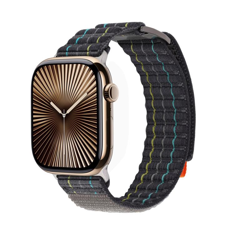 Kalebol  Dual-section Sports Nylon Loop Watch Band, For Apple Watch 46mm / 49mm / 45mm / 44mm, For Apple Watch 42mm / 41mm / 40mm / 38mm