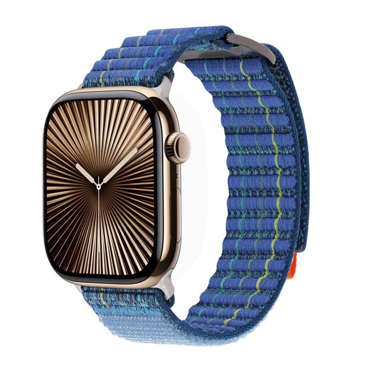 Kalebol  Dual-section Sports Nylon Loop Watch Band, For Apple Watch 46mm / 49mm / 45mm / 44mm, For Apple Watch 42mm / 41mm / 40mm / 38mm