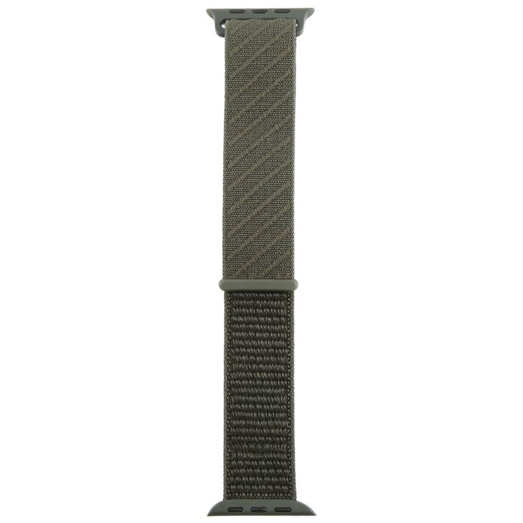 Twill Nylon Loop Hook and Loop Fastener Watch Band, For Apple Watch 46mm / 49mm / 45mm / 44mm, For Apple Watch 42mm / 41mm / 40mm / 38mm