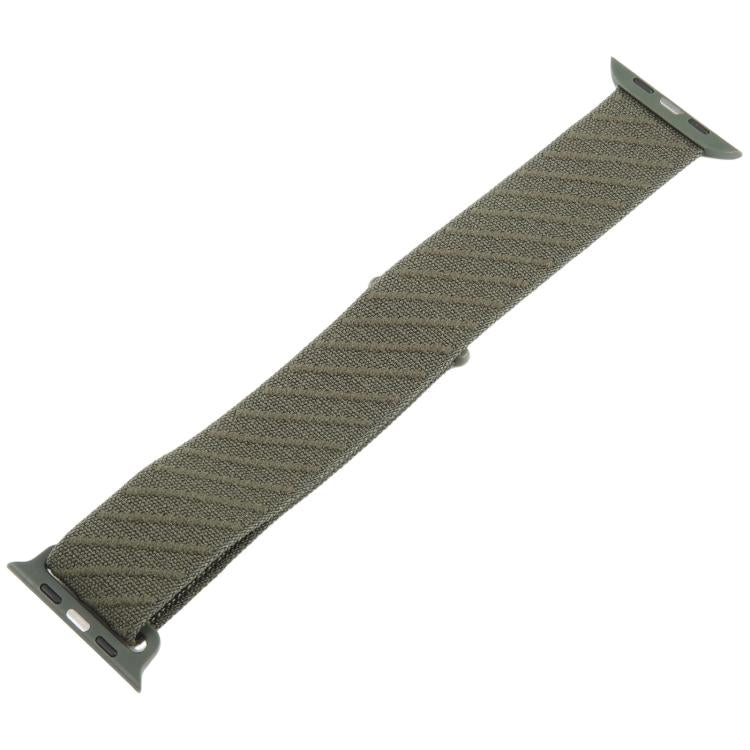 Twill Nylon Loop Hook and Loop Fastener Watch Band, For Apple Watch 46mm / 49mm / 45mm / 44mm, For Apple Watch 42mm / 41mm / 40mm / 38mm