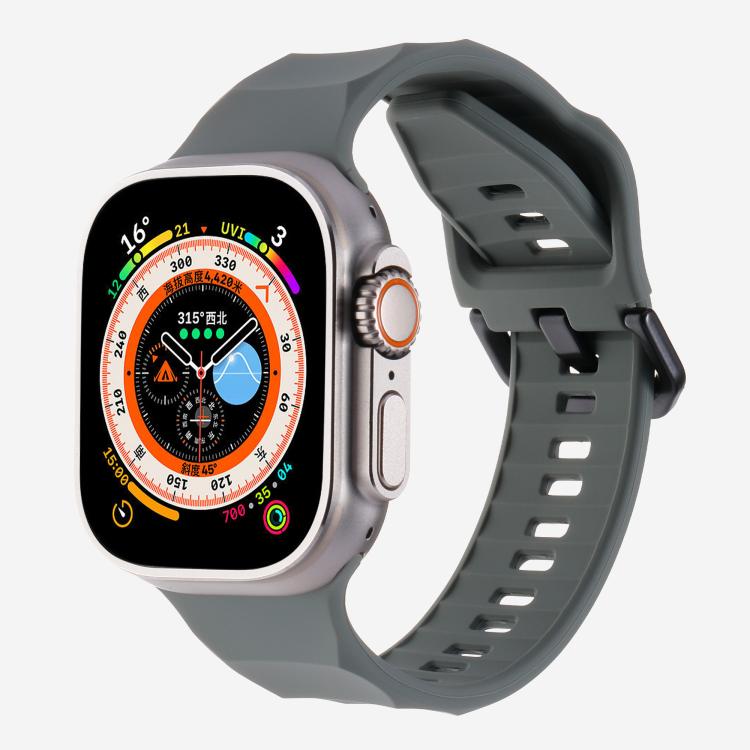 Kalebol Ripple Sports Silicone Strap, For Apple Watch 46mm / 49mm / 45mm / 44mm