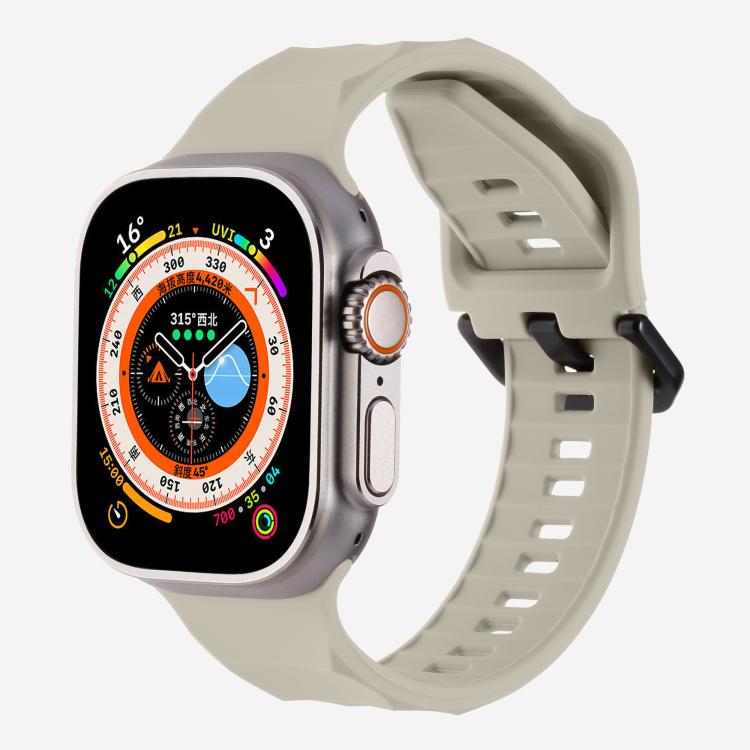 Kalebol Ripple Sports Silicone Strap, For Apple Watch 46mm / 49mm / 45mm / 44mm