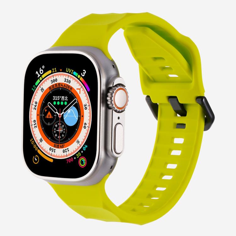 Kalebol Ripple Sports Silicone Strap, For Apple Watch 46mm / 49mm / 45mm / 44mm