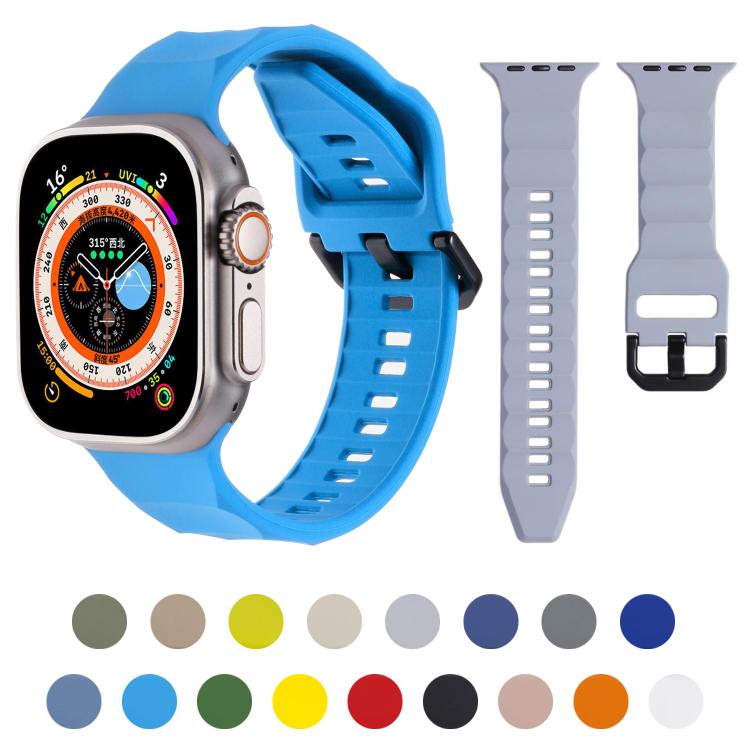 Kalebol Ripple Sports Silicone Strap, For Apple Watch 42mm / 41mm / 40mm / 38mm