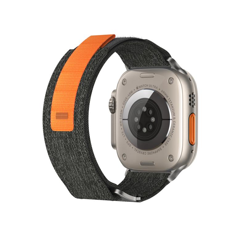 Kalebol Canvas Pattern Nylon Loop Strap, For Apple Watch 46mm / 49mm / 45mm / 44mm, For Apple Watch 42mm / 41mm / 40mm / 38mm